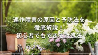 連作障害の原因と予防法を徹底解説！初心者でもできる対処法